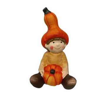 Őszi gyerekfigura tökkel  BD1459