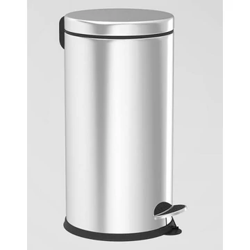 Pedálos szemetes 30L fém  wh4