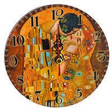 Üveg óra 40cm Klimt