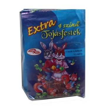 Tojásfesték 4 színű extra