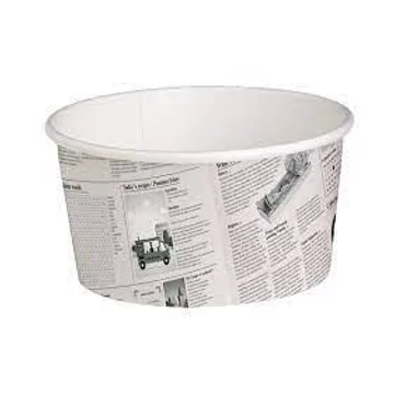Papírtégely 360ml 50db/cs  újság arculatú