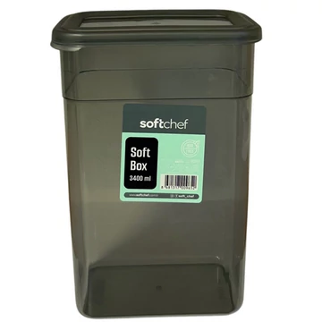 Éteétároló doboz 3400ml műanyag soft  100119