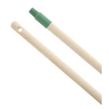 Fa nyél extra 130cm zöld akasztós   61741
