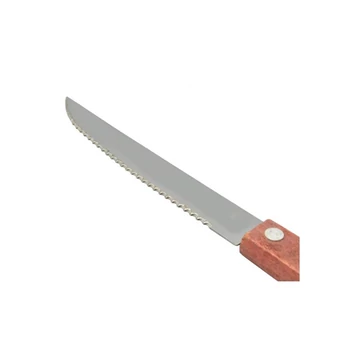 Steak kés fa nyéllel 20cm  CN80016