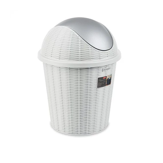 Elegance billenős szemetes 10L fehér   51778